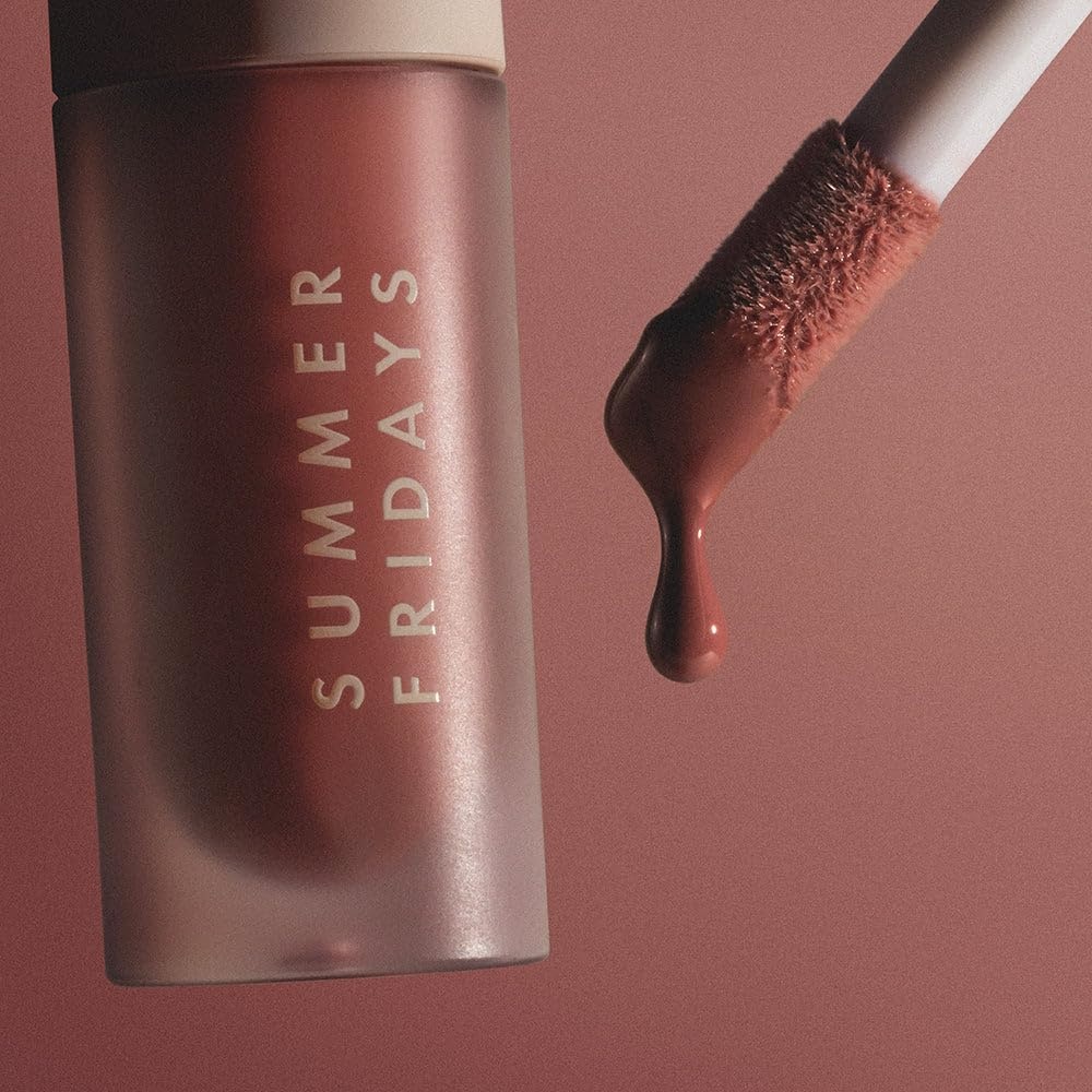 image:imageSummer Fridays Dream Lip Oil Tinted Lip Oil with Moisturizing Sheer Coverage HighShine and Deep Hydration NonSticky Formula for LongLasting Softness Bare Sand 015 OzBlush Dreams