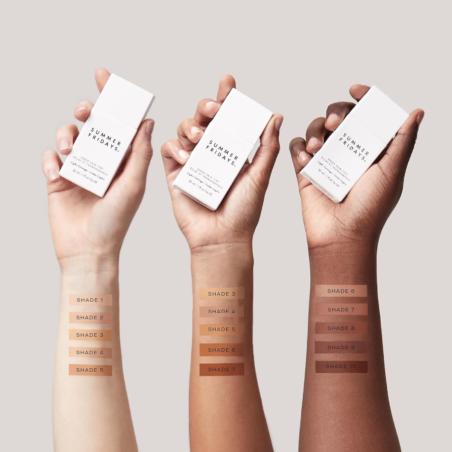 image:imageSummer Fridays Sheer Skin Tint Skin Tint with Hyaluronic Acid Helps Diminish Uneven Skin Tone Sheer to Light Coverage Shade 2 Light with Cool Undertones 1 Fl OzShade 06 Medium Tan with Warm Golden Undertones