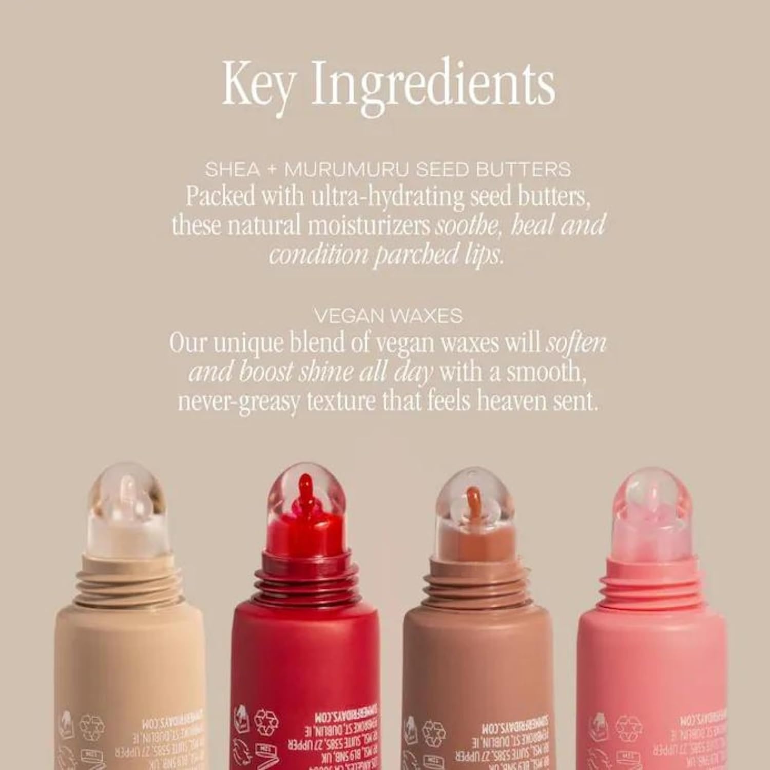 image:imageSummer Fridays Tinted Lip Butter Balm Conditioning Vegan Lip Balm for Instant Moisture Shine ampamp Hydration SheerTinted Soothing Skincare Hot Cocoa 5 OzBrown Sugar
