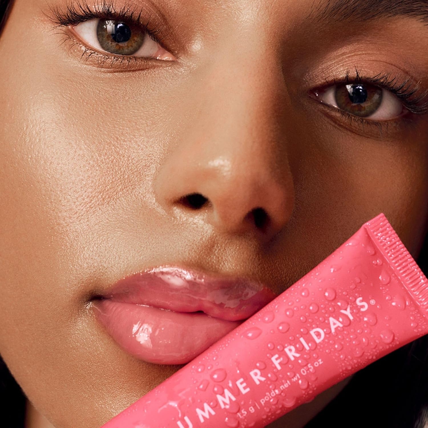 image:imageSummer Fridays Tinted Lip Butter Balm Conditioning Vegan Lip Balm for Instant Moisture Shine ampamp Hydration SheerTinted Soothing Skincare Hot Cocoa 5 OzPink Guava