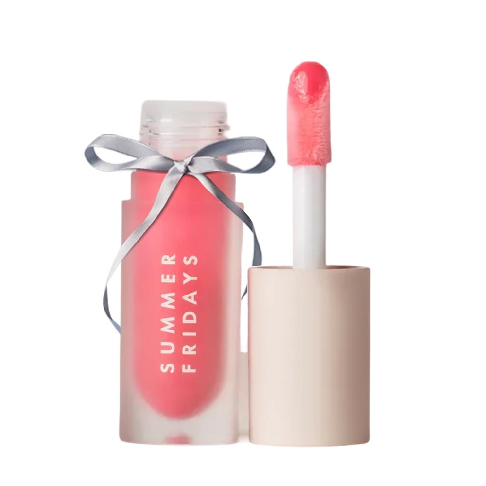 image:imageSummer Fridays Dream Lip Oil Tinted Lip Oil with Moisturizing Sheer Coverage HighShine and Deep Hydration NonSticky Formula for LongLasting Softness Bare Sand 015 OzPink Cloud