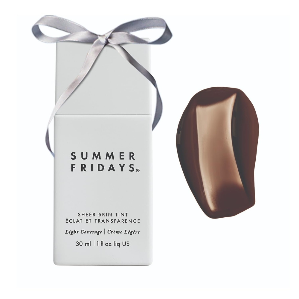 image:imageSummer Fridays Sheer Skin Tint Skin Tint with Hyaluronic Acid Helps Diminish Uneven Skin Tone Sheer to Light Coverage Shade 2 Light with Cool Undertones 1 Fl OzShade 10 RichDeep with Neutral Undertones