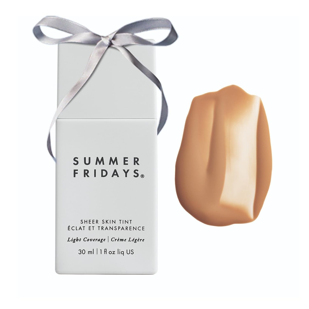 image:imageSummer Fridays Sheer Skin Tint  Skin Tint with Hyaluronic Acid  Helps Diminish Uneven Skin Tone  Sheer to Light Coverage  Shade 2  Light with Cool Undertones 1 Fl OzShade 05  Medium with Warm Neutral Undertones