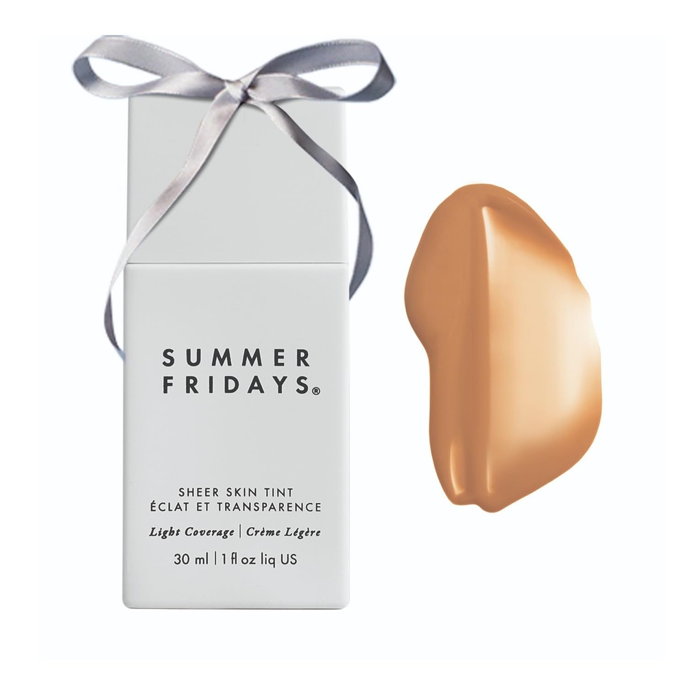 image:imageSummer Fridays Sheer Skin Tint Skin Tint with Hyaluronic Acid Helps Diminish Uneven Skin Tone Sheer to Light Coverage Shade 2 Light with Cool Undertones 1 Fl OzShade 06 Medium Tan with Warm Golden Undertones