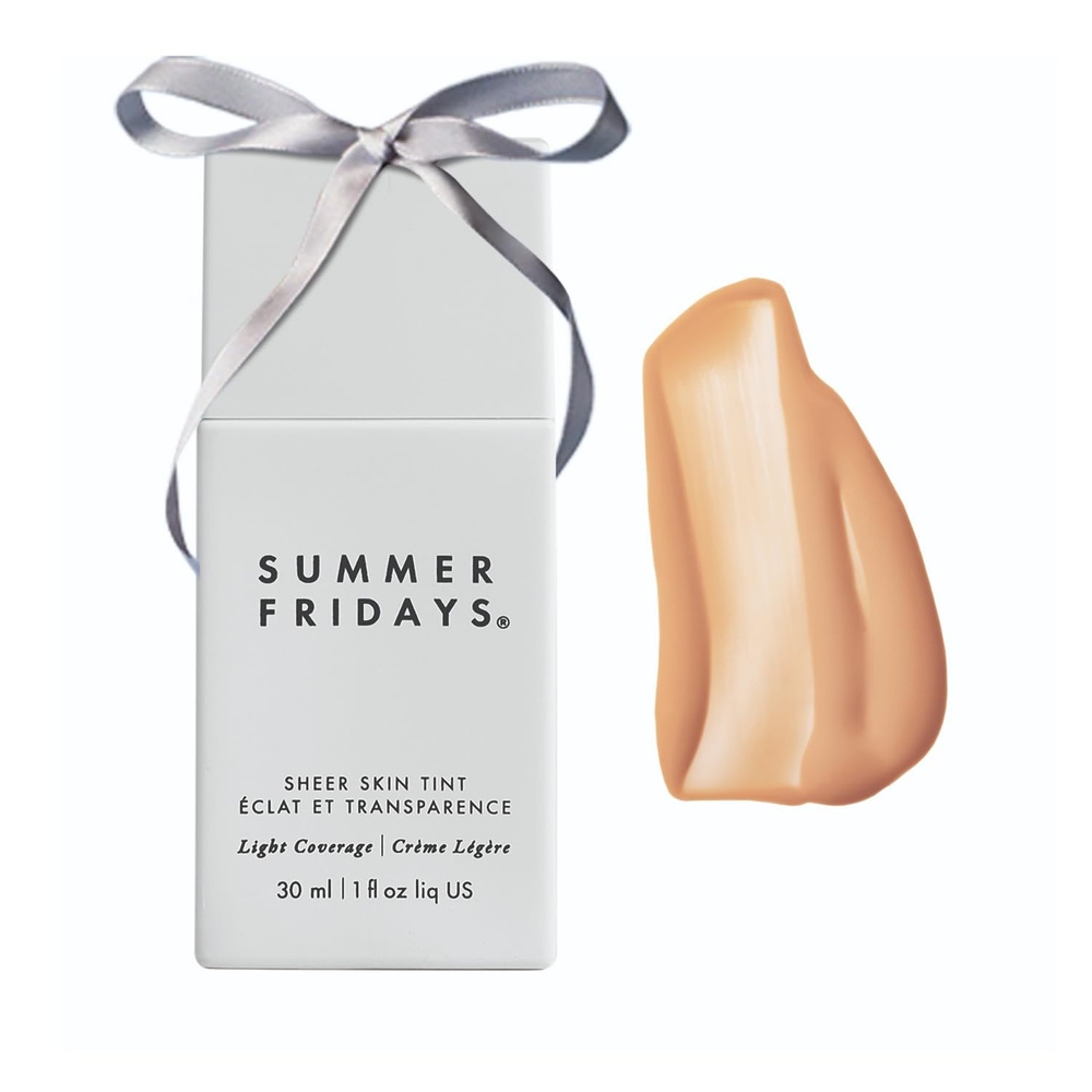 image:imageSummer Fridays Sheer Skin Tint Skin Tint with Hyaluronic Acid Helps Diminish Uneven Skin Tone Sheer to Light Coverage Shade 2 Light with Cool Undertones 1 Fl OzShade 025 Light with Cool Peach Undertones