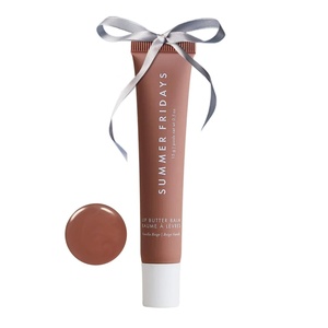 Summer Fridays Tinted Lip Butter Balm – Conditioning Vegan Lip Balm for Instant Moisture, Shine & Hydration – Sheer-Tinted, Soothing Skincare – Hot Cocoa (.5 Oz)(Vanilla Beige)