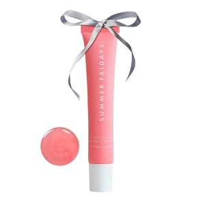 Summer Fridays Tinted Lip Butter Balm – Conditioning Vegan Lip Balm for Instant Moisture, Shine & Hydration – Sheer-Tinted, Soothing Skincare – Hot Cocoa (.5 Oz)(Pink Sugar)